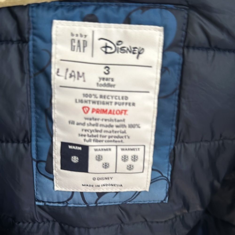 GAP Mickey Cold Control Jacket - Picture 2 of 4